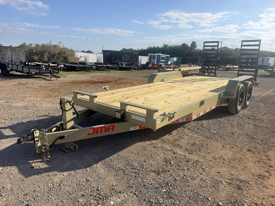 20' JMA 14K Equipment Trailer w/ 24" Ramps, LED Lights, 2 Year Warranty
