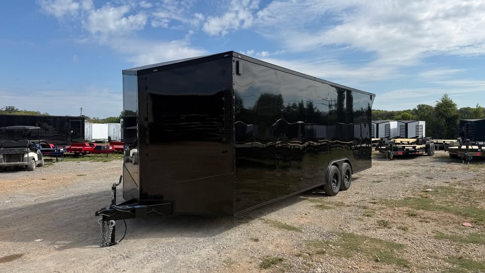 2027 New 8.5x24ft Blackout Enclosed Trailer 10K~Rear Spoiler~7ft Height~5 Year Warranty - Image 2