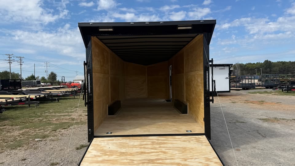 2027 New 8.5x24ft Blackout Enclosed Trailer 10K~Rear Spoiler~7ft Height~5 Year Warranty - Image 5