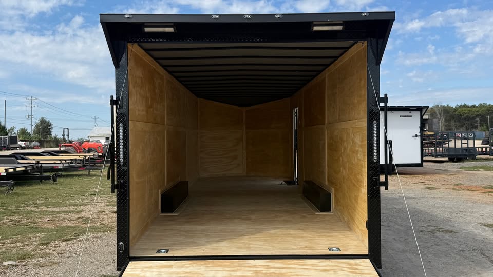 2027 New 8.5x24ft Blackout Enclosed Trailer 10K~Rear Spoiler~7ft Height~5 Year Warranty - Image 6