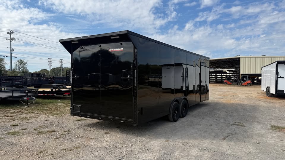 2027 New 8.5x24ft Blackout Enclosed Trailer 10K~Rear Spoiler~7ft Height~5 Year Warranty - Image 8