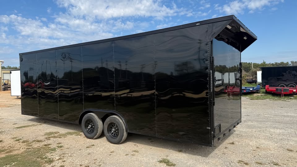 2027 New 8.5x24ft Blackout Enclosed Trailer 10K~Rear Spoiler~7ft Height~5 Year Warranty - Image 9