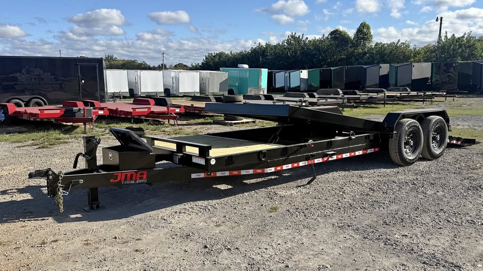 2027 New JMA 82x24ft Equipment Tilt Trailer 14K~Dampening Cylinder~Removable Fender~2 Year Warranty