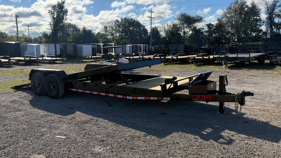 2027 New JMA 82x24ft Equipment Tilt Trailer 14K~Dampening Cylinder~Removable Fender~2 Year Warranty - Image 4